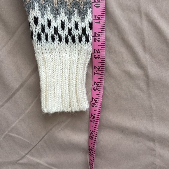 American Eagle cropped Fair Isle cardigan Size XS - Picture 6 of 6